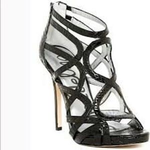 Sam Edelman Caged Black Heels 10
